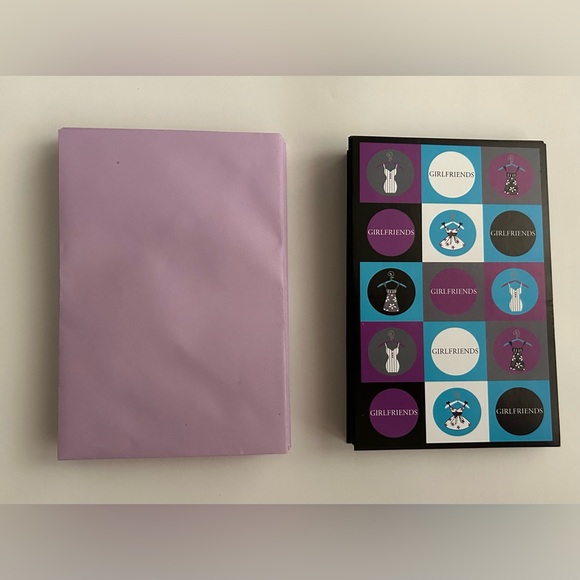 New T.A.R. Designs 18 Blank Greeting Cards "Girlfriends" - Picture 4 of 16